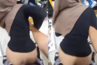 Genjotan Sensual Gaya Doggy Cewek Pantat Gede Becek